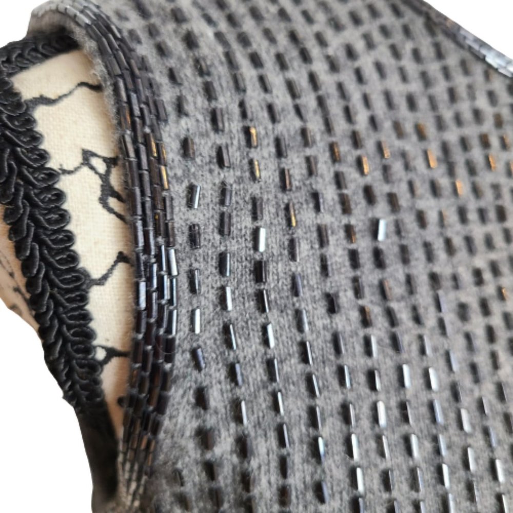 Ralph Lauren Beaded Merino Wool Blouse - Picture 5 of 11